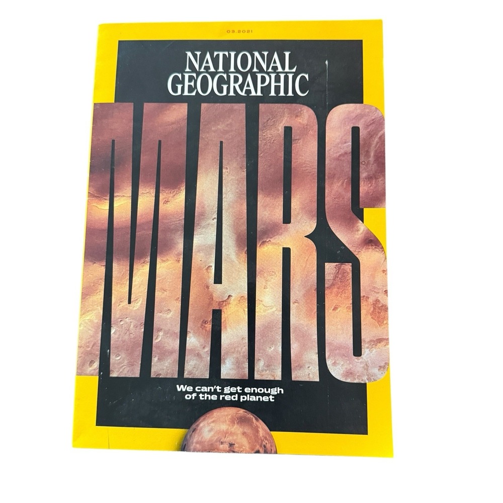 National Geographic Magazine March 2021 Mars the Red Planet, Death Row, Glacier